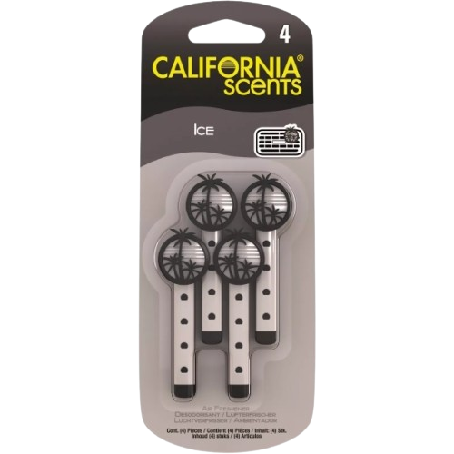 California Scents Vent Sticks Ice 4er Pack